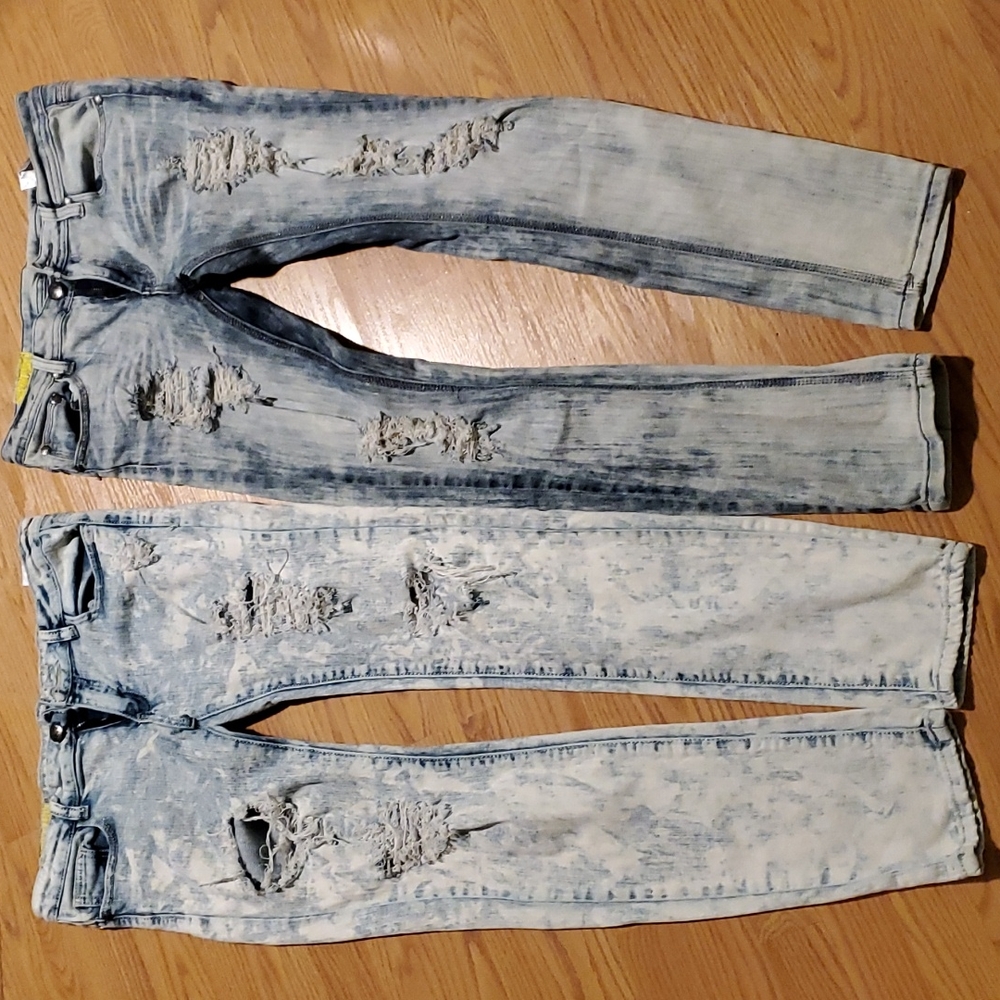 Machine skinny jeans